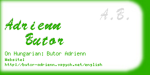 adrienn butor business card